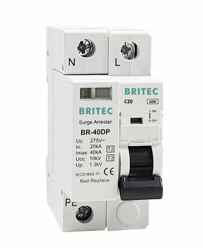 Dispositivo de proteção contra surtos de tipo 3 - BRCB-15/30/40 - Britec Electric Co., Ltd - classe III / de instalação elétrica / de telesinalização