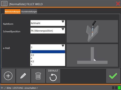 Software de criação - QIROX EasyWeld - CLOOS - de interface: homem / máquina / para parametrização / configurador