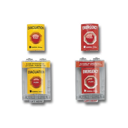 Acionador manual: botão - PS series - FEDERAL SIGNAL