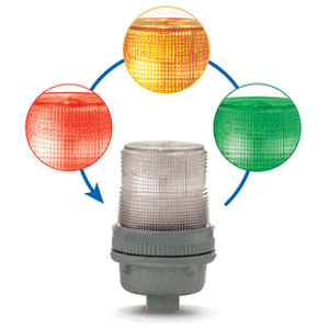 Indicador de estado - 105XBRi series - EDWARDS SIGNALING - luminoso / de LED / integrado