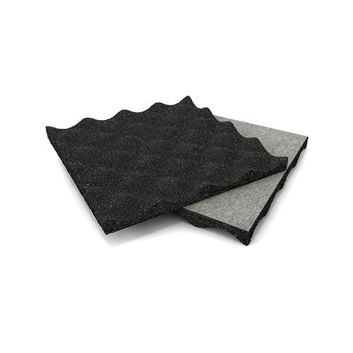 Material de isolamento contra ruídos de impacto - REGUPOL sound and drain 22 - REGUPOL BSW GmbH - em elastômero / em material compósito / em poliuretano