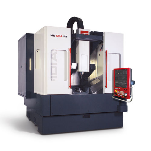 Fresadora CNC de 5 eixos - HS664 - FIDIA - vertical / para aço / para liga leve