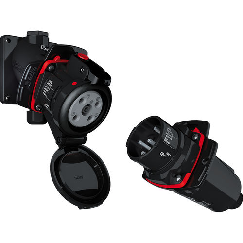 Tomada e plugue de instalação em quadro - DXN3 - MARECHAL ELECTRIC - IP67 / IP66 / 5 polos