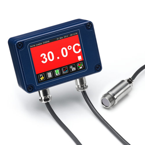 Pirômetro com display LCD - Calex Electronics Limited - 4–20 mA / RS485 / miniatura