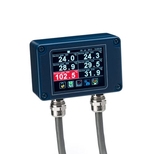 Indicador de temperatura - MicroSD, RS485 Modbus, RoHS, CE | PM180 - Calex Electronics Limited - digital / portátil / multi-vias