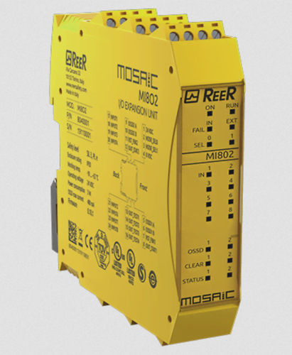 Módulo E/S digital - MI series - REER - MODBUS / 8 entradas digitais / de segurança
