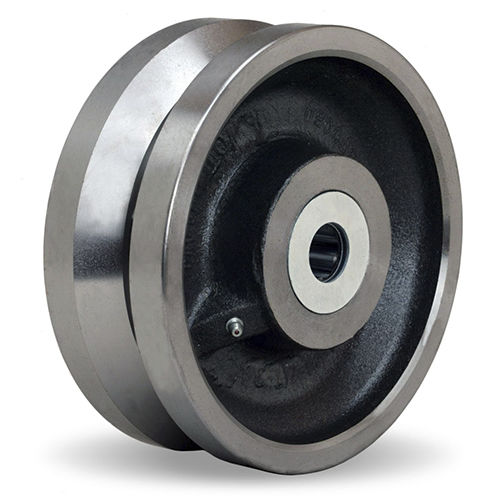 Roda monobloco - V series - HAMILTON CASTER - em ferro fundido / com ranhura