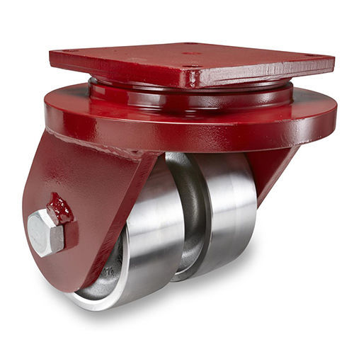 Rodízio giratório - EMD2 series - HAMILTON CASTER - com placa de fixação / para cargas muito pesadas / em aço