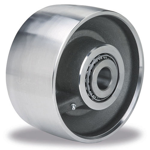 Roda monobloco - FS series - HAMILTON CASTER - em aço / para cargas pesadas / com flange