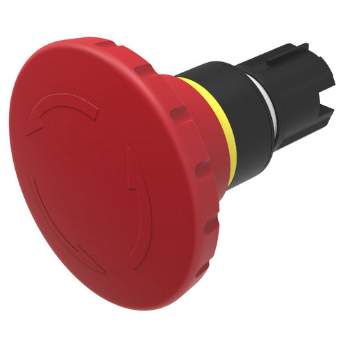 Interruptor de freio de emergência - 45-2C36.1A20.000 - EAO France - botão cogumelo / unipolar / IP67