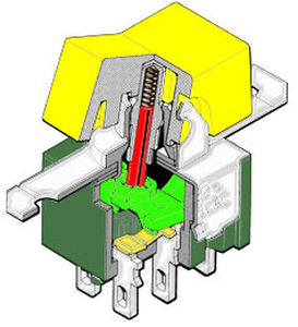 Chave gangorra - M series - NKK Switches - unipolar / multipolar / 4 polos