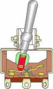 Interruptor basculante - S series - NKK Switches - de alavanca / 4 polos / resistente ao calor