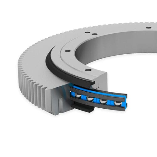 Rolamento de giro dentado externo - LVD series - Franke GmbH - de esferas com quatro pontos de contato / de uma única fileira / de quatro pontos de contato