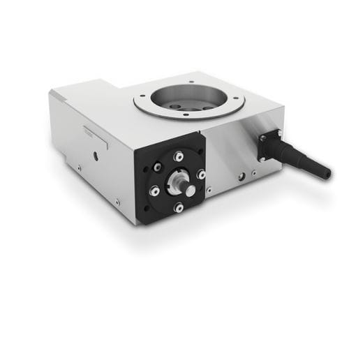 Mesa rotativa indexadora com fuso de rosca sem-fim - LTA series - Franke GmbH - acionada por motor / horizontal / CNC