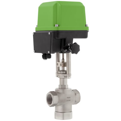 Válvula de regulação - 7382 - Schubert & Salzer Control Systems GmbH - em aço inoxidável / 3/2 vias / para fluidos agressivos