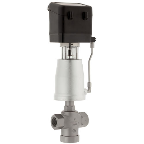 Válvula com acionamento pneumático - 7082 - Schubert & Salzer Control Systems GmbH - de regulação / em aço inoxidável / de 3 vias