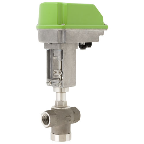Válvula de regulação - 7282  - Schubert & Salzer Control Systems GmbH - para ar comprimido / em aço inoxidável / 3/2 vias