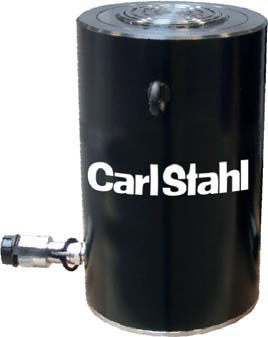 Cilindro hidráulico - HAS series - Carl Stahl GmbH - de simples ação / em alumínio