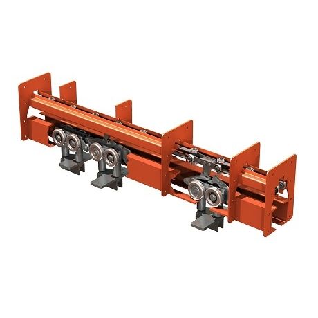 Transportador de piso com dois trilhos - T5 - RAIL TECHNIEK - horizontal / vertical / modular