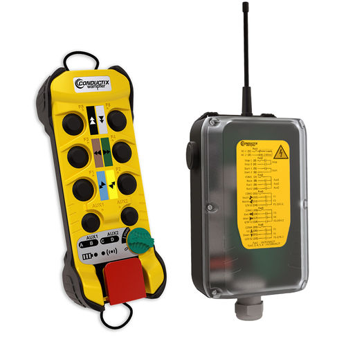 Rádio controle remoto - Xpair - Conductix-Wampfler - com botões / industrial / para guindaste