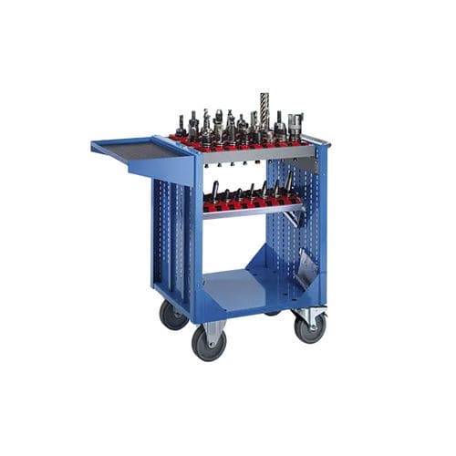Carrinho de transporte - 15.419.010 - LISTA - em PVC / com prateleiras / porta-ferramentas