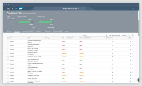 Software de gestão de controle de acesso e de segurança - Audit Management - SAP - de qualidade / de criação de laudos / de criação