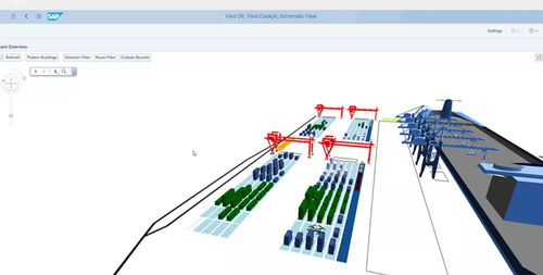 Software de gestão logística - Yard Logistics - SAP - de gestão de recursos / de visualização / de controle