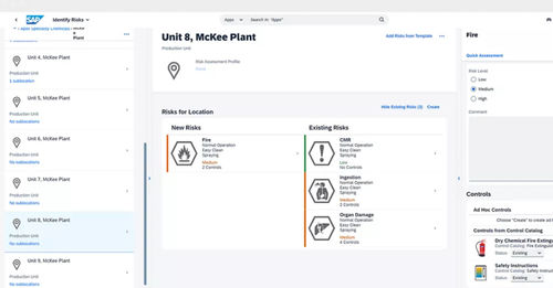 Software de gestão - S/4HANA Cloud for EHS workplace safety - SAP - de criação de laudos / de segurança / de rastreamento