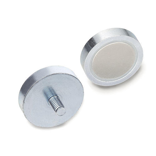 Ímã em NdFeB sinterizado - RMB - ELESA - de ferrite / fixador plano / zincado