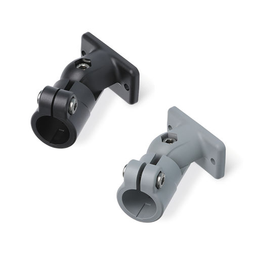 Conector de tubos articulado - TCC-AP-PBF - ELESA - em poliamida reforçada com fibra de vidro / para fixação na parede