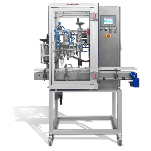 Seladora totalmente automática - BaCo1800 - BALLERSTAEDT & CO. OHG - para contêiner em plástico / para vidro isolante / para garrafas