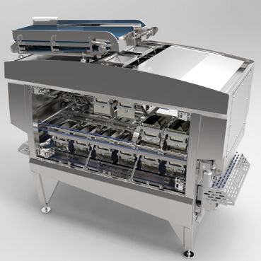 Máquina de pesagem linear - MB Series - Cabinplant A/S - para aves / para carne / para pescado