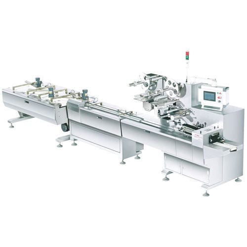Máquina embaladora automática - FND-F550A - Taizhou Funengda Industry Co., Ltd. - com filme plástico / para produtos de chocolate / para goma de mascar