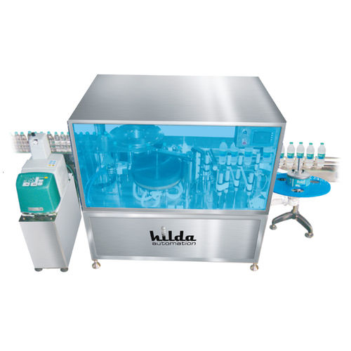 Rotuladora automática - BOPP  - M/S. Hilda Automation  - para garrafas / com cola quente hot-melt / linear