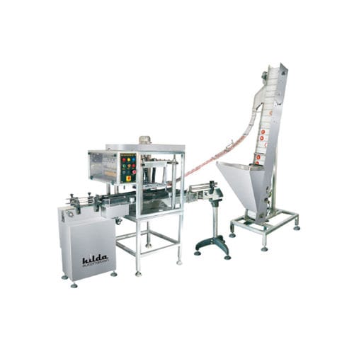 Tampadora-rosqueadora de tampas automática - M/S. Hilda Automation  - para garrafas de vidro / para a indústria alimentícia / de alta velocidade