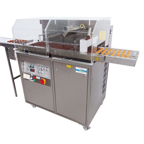 Revestidora de chocolate - ATC series - LCM Schokoladenmaschinen GmbH - para a indústria alimentícia / para amêndoas confeitadas