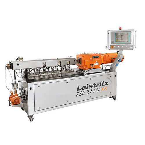 Extrusora de rosca dupla - ZSE 27 MAXX - Leistritz Extrusionstechnik GmbH - para compostos / para laboratório / flexível