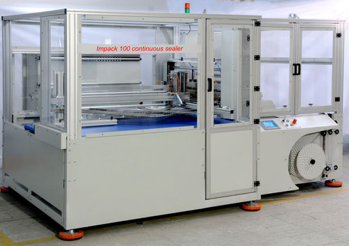 Máquina embaladora com servoacionamento - IMPACK 100 XL - Maripak Packaging Ltd.  - contínua / de alta velocidade / com aplicação de selos vedantes