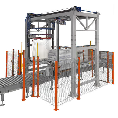 Envolvedora horizontal - MF WRAP 60 - MF TECNO - MASSINI INDUSTRIES srl - automática / de paletes / de controle