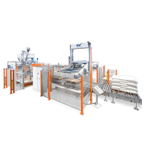 Paletizador coluna - PSM 1500/S - MF TECNO - MASSINI INDUSTRIES srl - para bolsa / para paletes / de produção