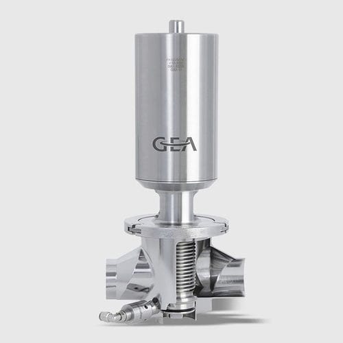 Válvula pneumática - Aseptomag® ADV  - GEA Procomac S.p.A. - à prova de mistura / de bloqueio / para água pura