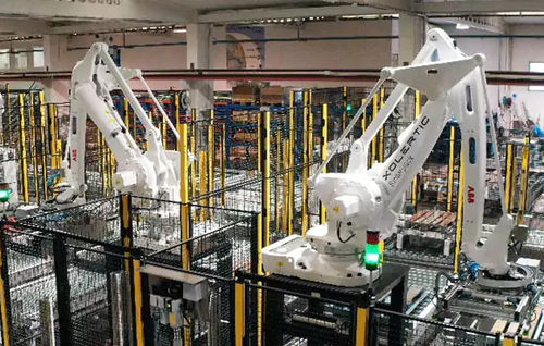 Linha de paletização e embalagem - Prodec Equipos de Envasado, S.A.U.