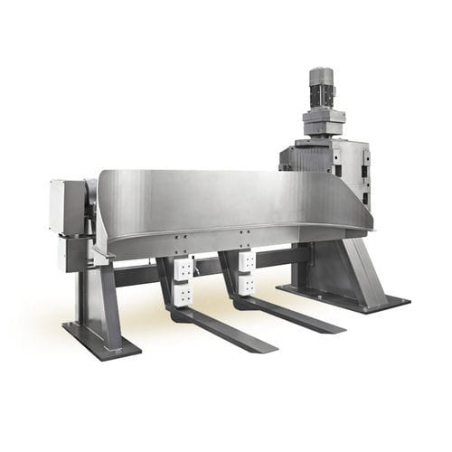 Virador eletromecânico - Reading Bakery Systems - de recipientes de massa / para a indústria alimentícia