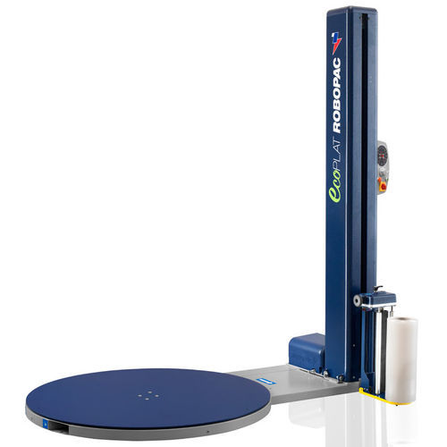 Envolvedora com plataforma giratória - ECOPLAT PLUS series - ROBOPAC SPA - automática / com filme estirável / vertical
