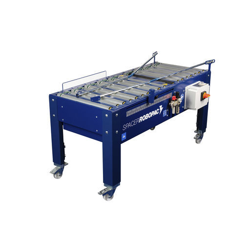 Sistema de centralização para transportador motorizada - Spacer - ROBOPAC SPA - para caixa de papelão