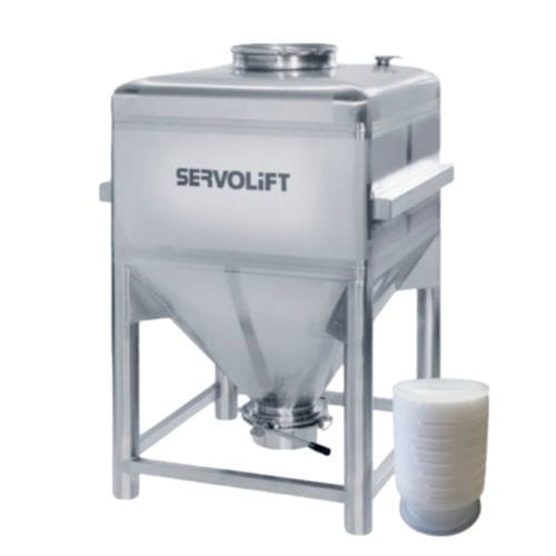 Tanque para produtos farmacêuticos - WB502E series - Servolift GmbH - em aço inoxidável / com fundo cônico / de armazenamento