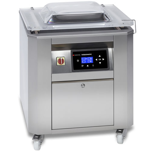 Máquina embaladora manual - SuperMax I - WEBOMATIC - a vácuo / de campânula / para produtos alimentares