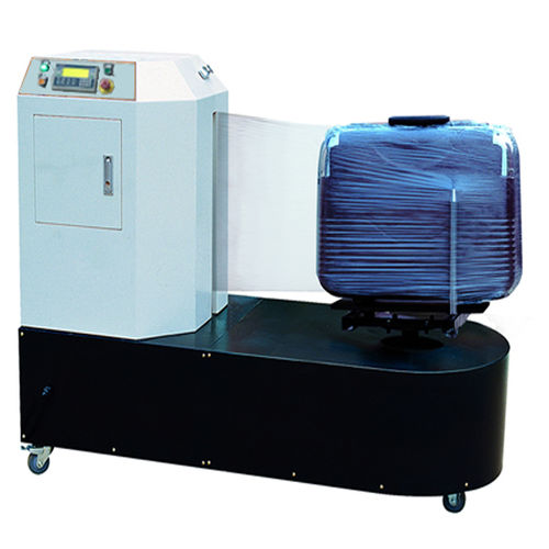 Envolvedora de bagagem - XL-01 - SHANDONG  SINOLION  MACHINERY  CORP  LTD - com plataforma giratória / automática / com filme estirável