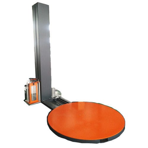 Envolvedora com plataforma giratória - T1800F-L - SHANDONG SINOLION MACHINERY CORP LTD - semiautomática / para produtos alimentares / para a indústria eletrônica