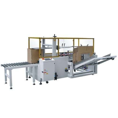 Formadora de caixas automática - SPK40D - SHANDONG  SINOLION  MACHINERY  CORP  LTD - semiautomática / fita adesiva